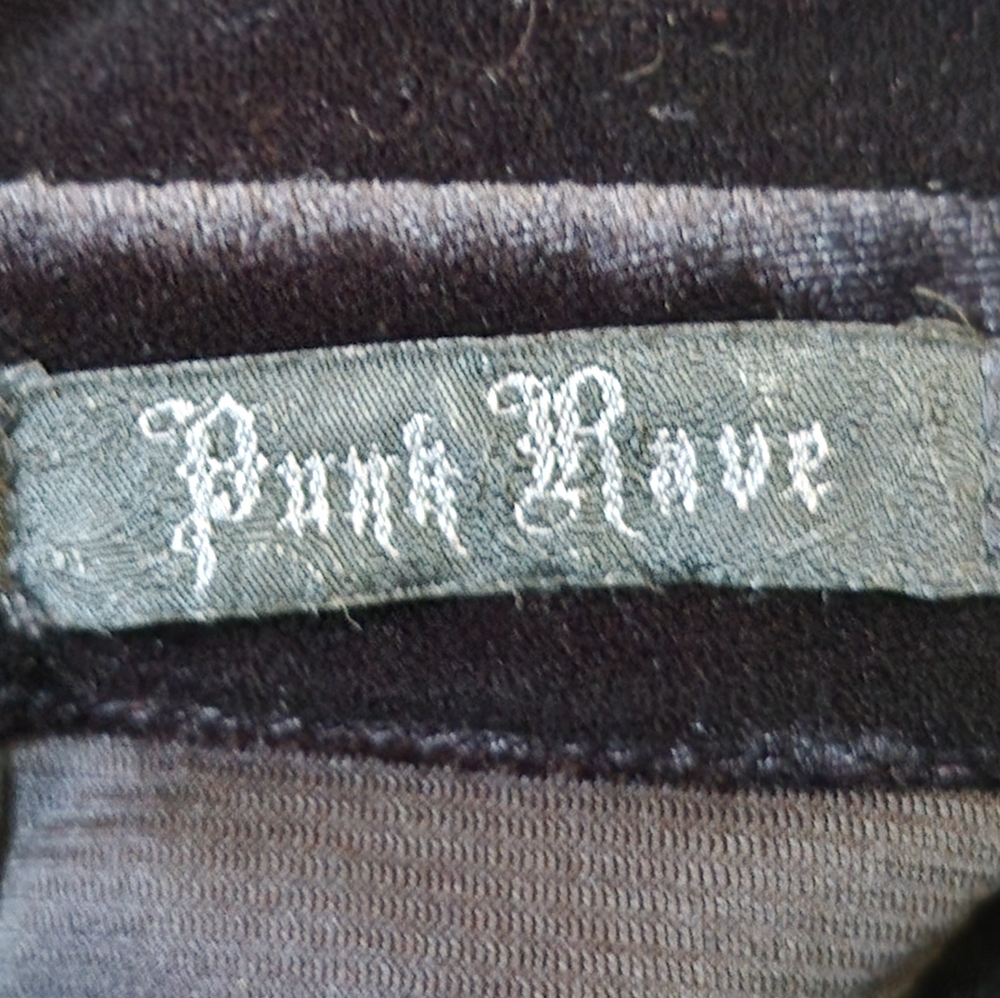 DOLLS KILL x PUNK RAVE "Dramatica" Velvet Skater Dress - Size M - Picture 12 of 14